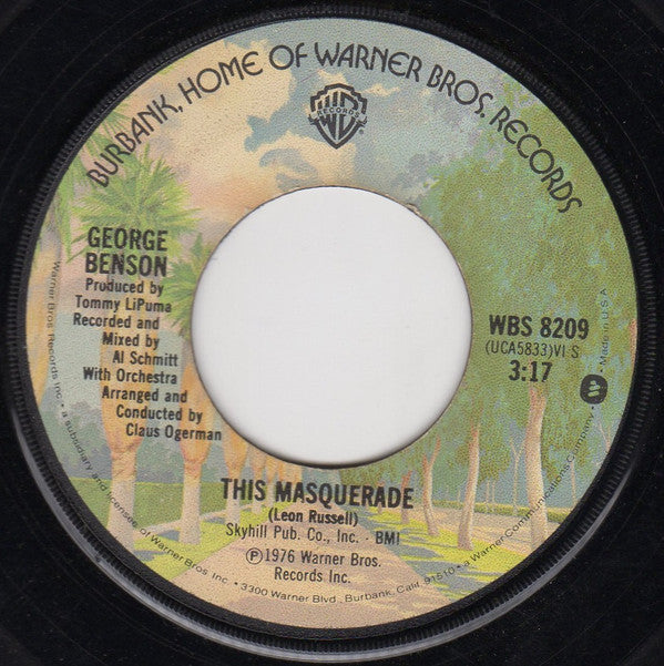 George Benson : This Masquerade (7", Los)