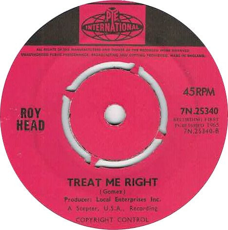 Roy Head : Just A Little Bit (7", Single)