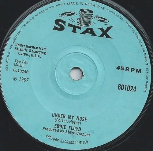 Eddie Floyd : On A Saturday Night (7", Single, Sol)