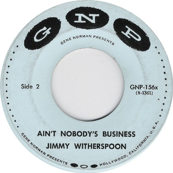 Jimmy Witherspoon : No Rollin' Blues (7", Single)