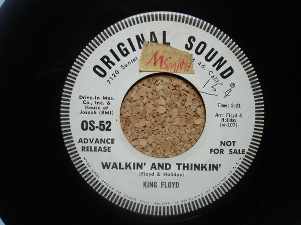 King Floyd : Walkin' And Thinkin' (7", Promo)