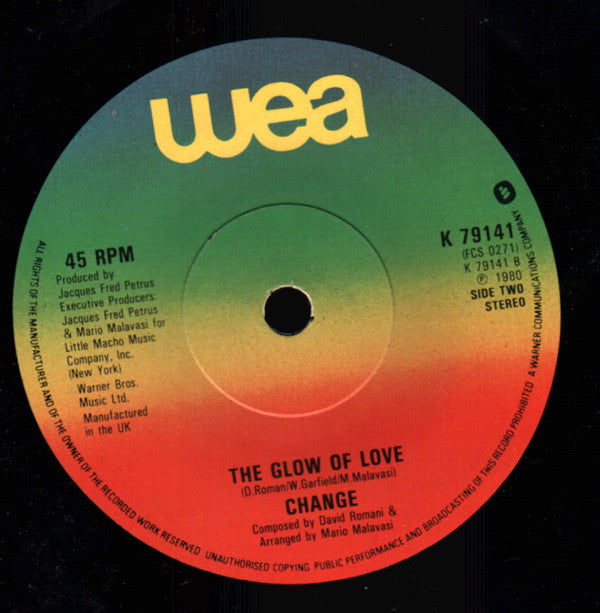 Change : A Lover's Holiday (7", Single)