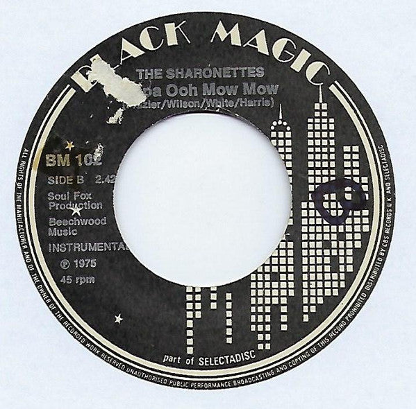The Sharonettes : Papa Ooh Mow Mow (7", Single, Pus)