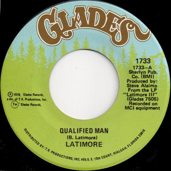 Latimore (2) : Qualified Man (7")