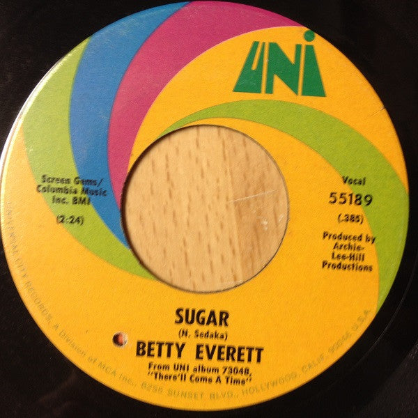 Betty Everett : Sugar (7")