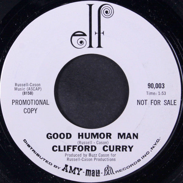 Clifford Curry : You Turned Out The Light (7", Single, Promo)