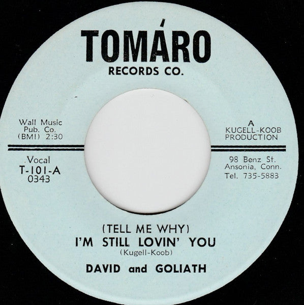 David And Goliath (2) : (Tell Me Why) I'm Still Lovin' You (7", Single, Mono)