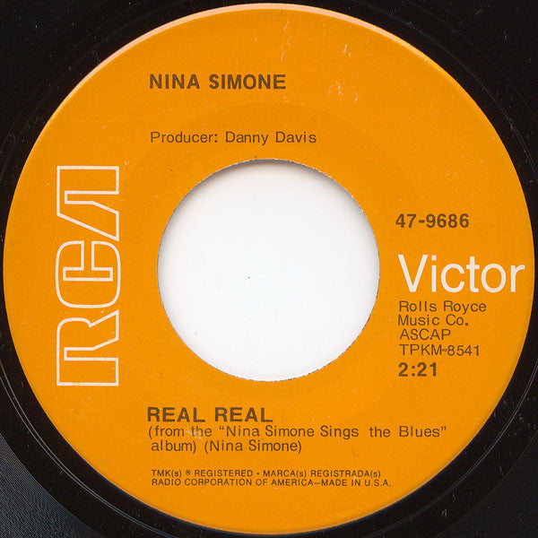 Nina Simone : Ain't Got No; I Got Life / Real Real (7", Single, Roc)