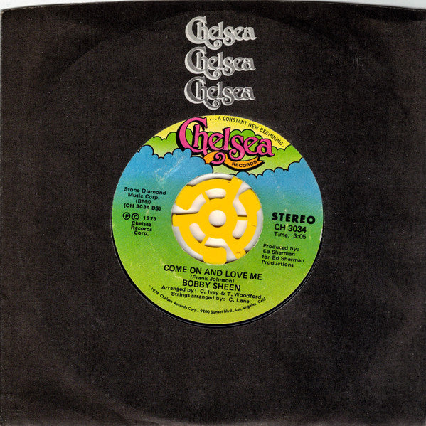 Bobby Sheen : Love Stealing / Come On And Love Me (7", Single)