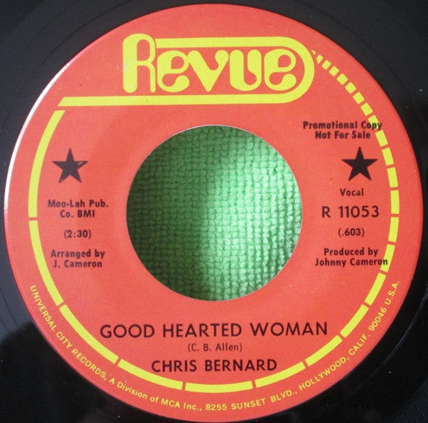 Chris Bernard (3) : Good Hearted Woman / Mother (7", Single, Promo)
