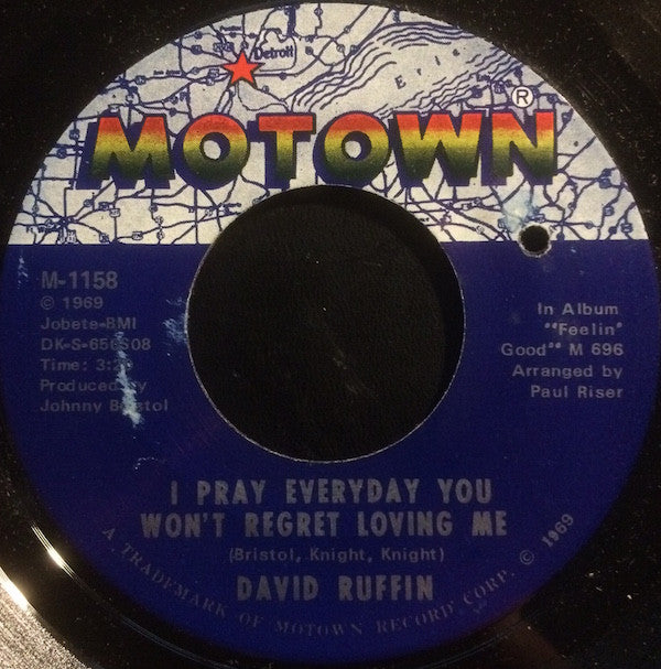 David Ruffin : I'm So Glad I Fell For You (7", Single)