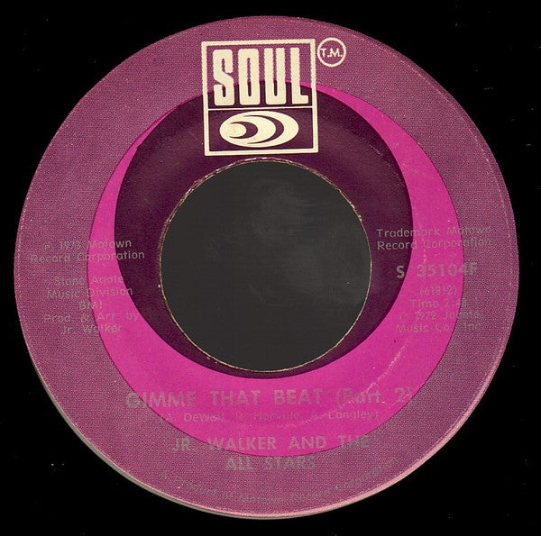 Junior Walker & The All Stars : Gimme That Beat (7", Single)