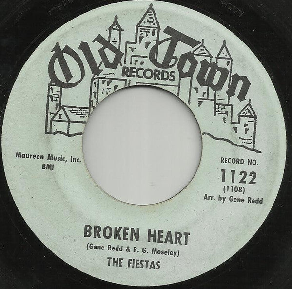 The Fiestas : The Railroad Song / Broken Heart (7", Single)