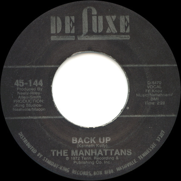 Manhattans : Fever / Back Up (7", Single, Pla)