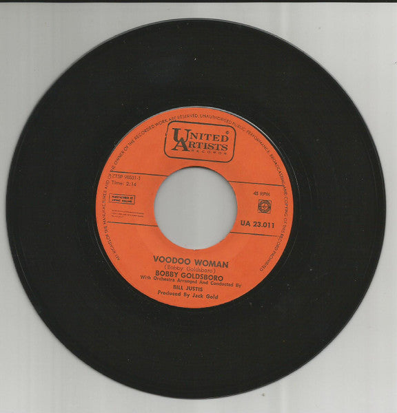 Bobby Goldsboro : Voodoo Woman (7", Single)