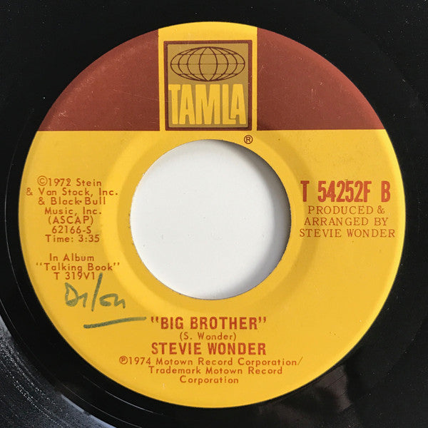 Stevie Wonder : You Haven't Done Nothing (7", Single)