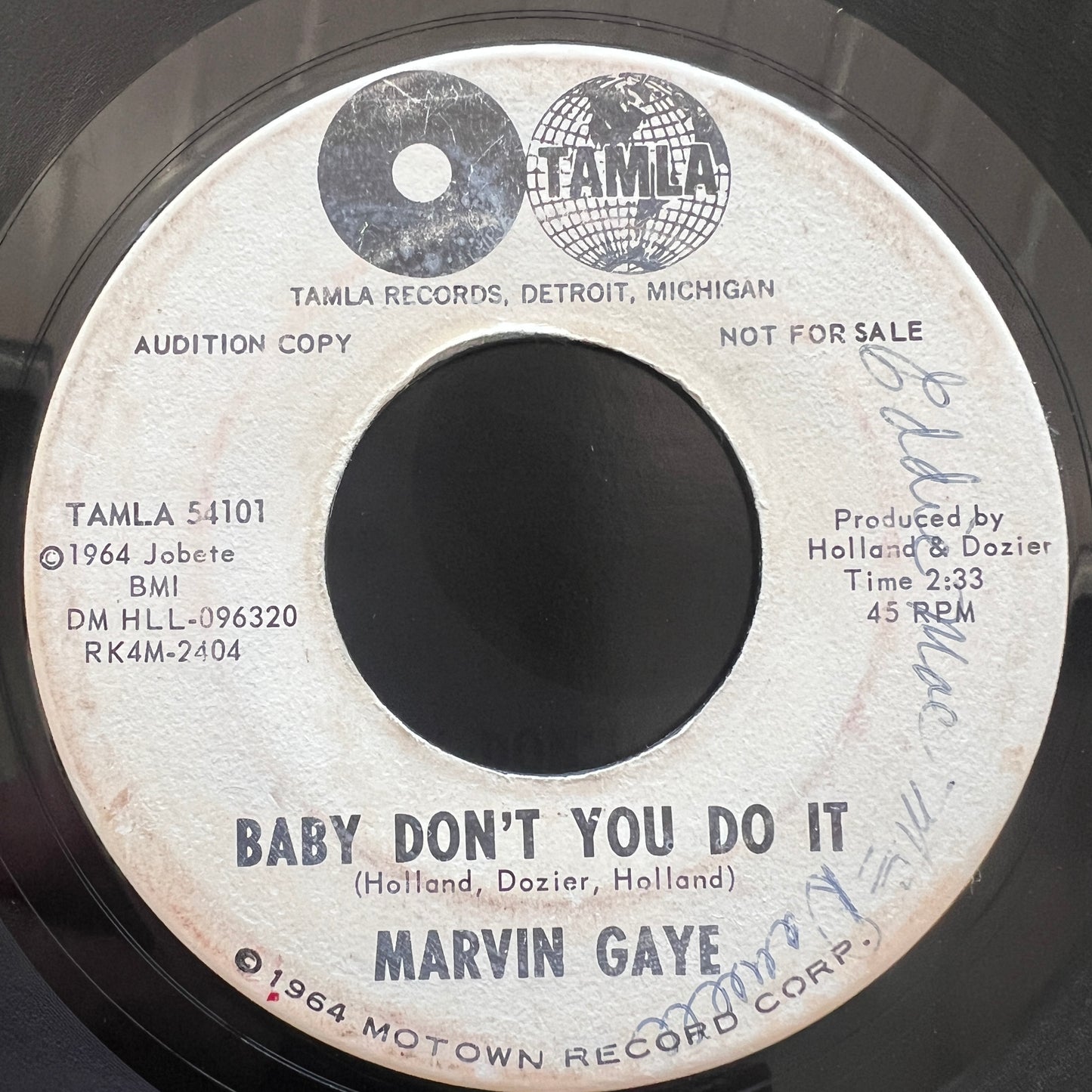 Marvin Gaye - Walk On The Wild Side (7", Promo) (Very Good Plus (VG+))