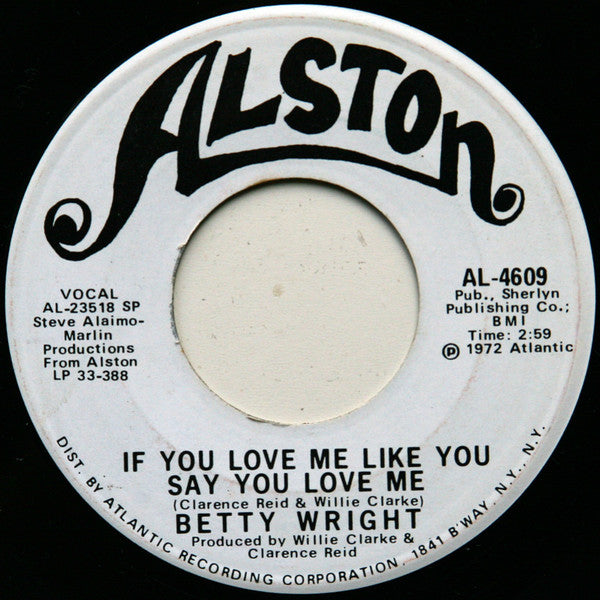 Betty Wright : I'm Gettin' Tired Baby (7", Promo, SP )