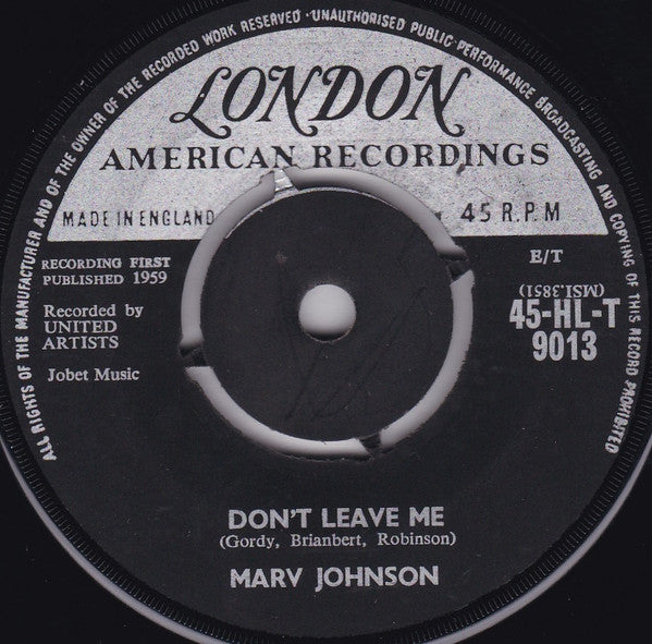 Marv Johnson : You Got What It Takes (7", Single, 4 P)