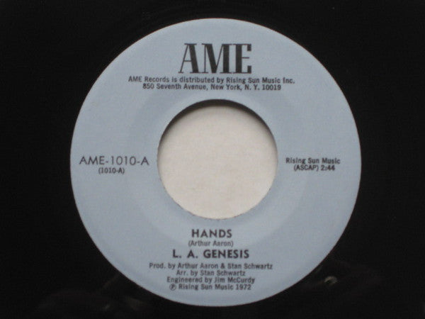 L.A. Genesis : Hands (7")