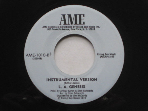 L.A. Genesis : Hands (7")