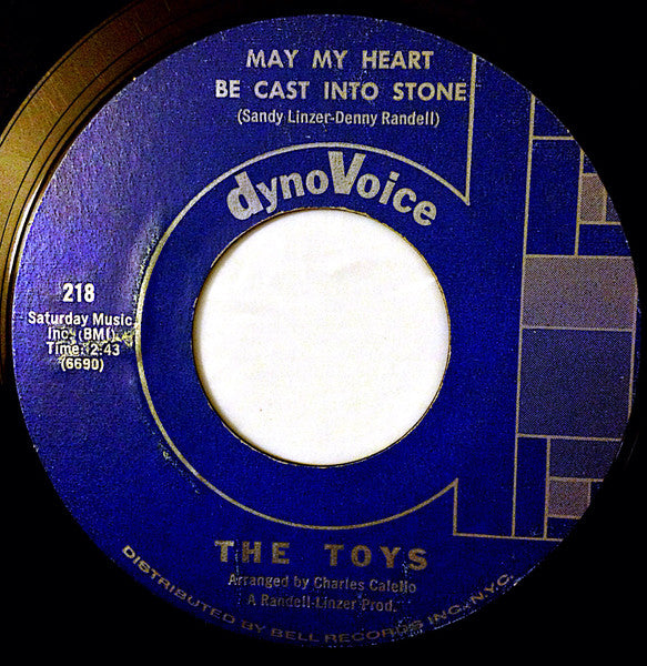 The Toys : May My Heart Be Cast Into Stone / On Backstreet (7", Styrene)