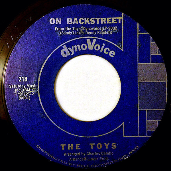 The Toys : May My Heart Be Cast Into Stone / On Backstreet (7", Styrene)
