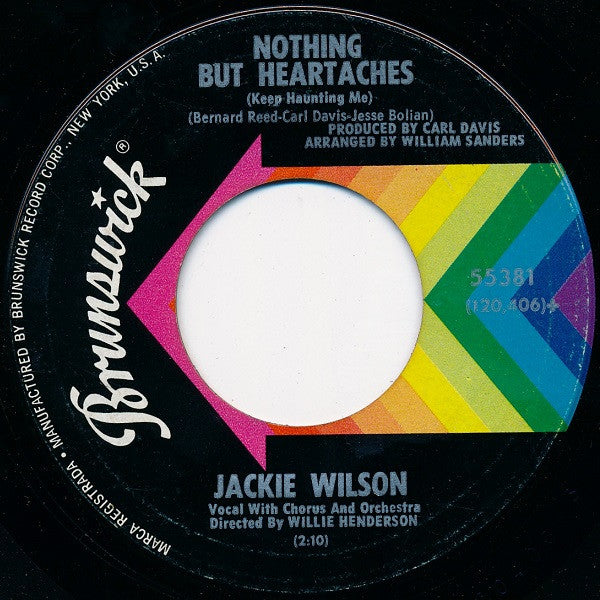 Jackie Wilson : I Get The Sweetest Feeling (7", Single, M/Print)