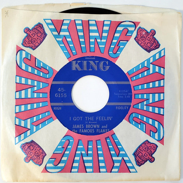 James Brown & The Famous Flames : I Got The Feelin' (7", Single, Ind)