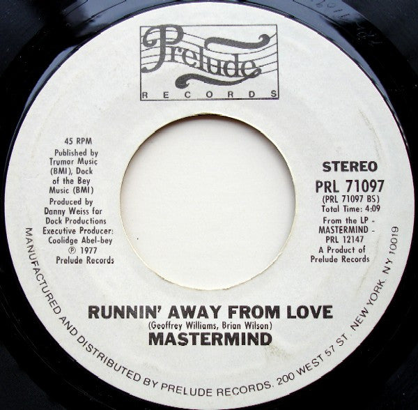Mastermind (4) : Hustle Bus Stop / Runnin' Away From Love (7")
