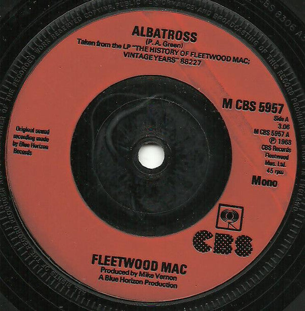 Fleetwood Mac : Albatross (7", Single, Mono, RE, Inj)