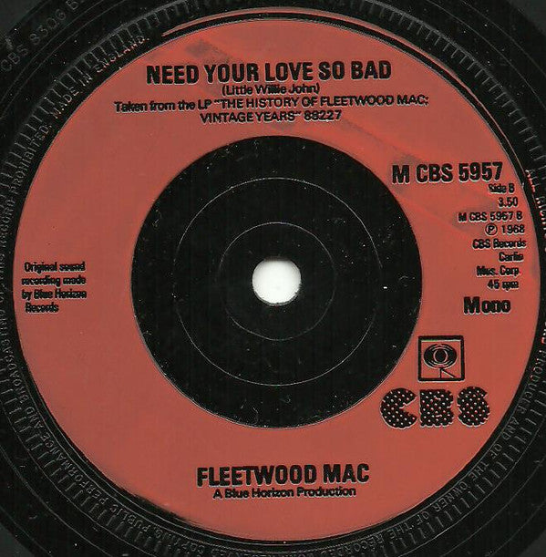 Fleetwood Mac : Albatross (7", Single, Mono, RE, Inj)