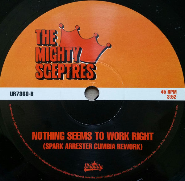 The Mighty Sceptres : Shy As A Butterfly / Nothing Seems To Work Right (7")
