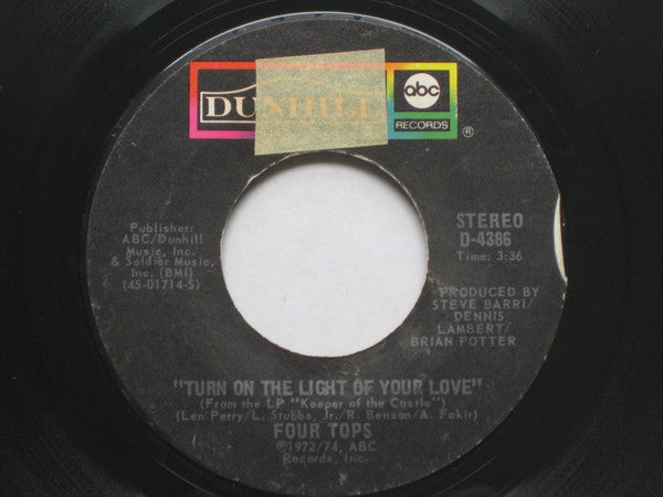 Four Tops : One Chain Don't Make No Prison (7", Styrene)