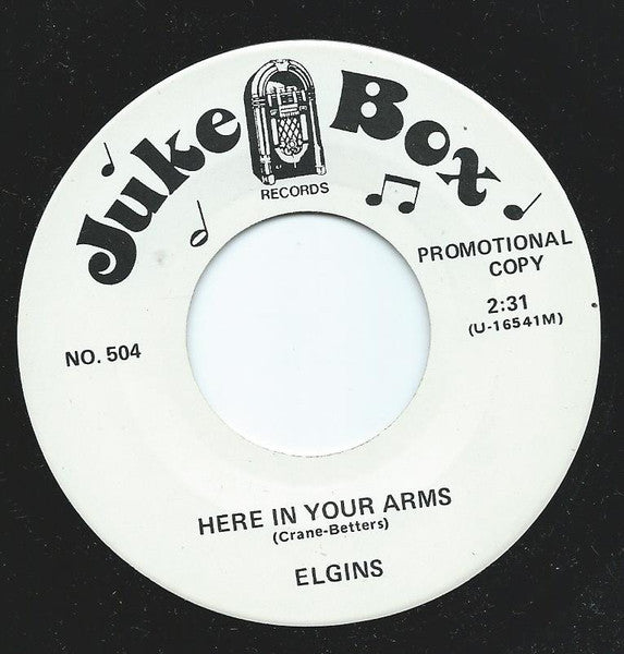 The Elgins (4) / Maureen Evans : Here In Your Arms / Like I Do (7", Single, Promo)