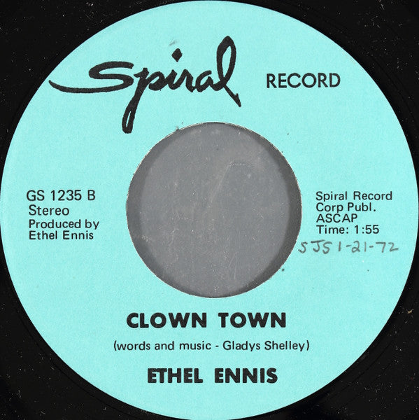 Ethel Ennis : Does It Hurt To Love? (7", Single)