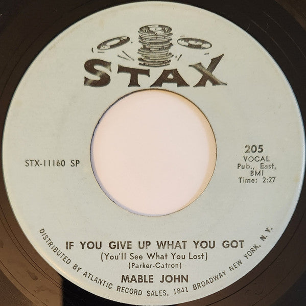 Mable John : You're Taking Up Another Man's Place (7", Single, SP)