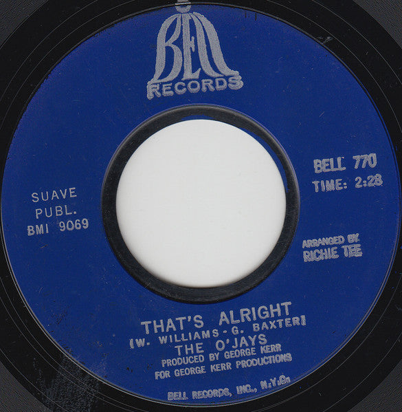 The O'Jays : Don't You Know A True Love (7", Single, Styrene)