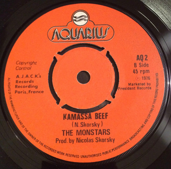 The Monstars : Cumba Cumba (7", Single, 4 P)