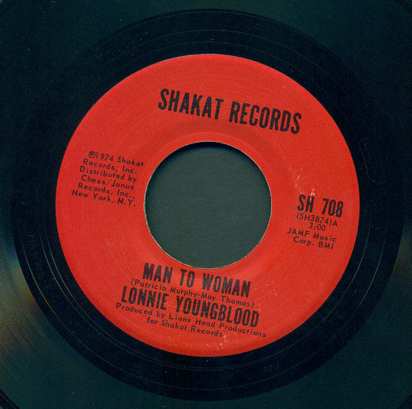 Lonnie Youngblood : Man To Woman (7", Single)