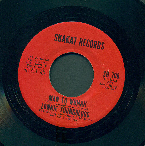 Lonnie Youngblood : Man To Woman (7", Single)