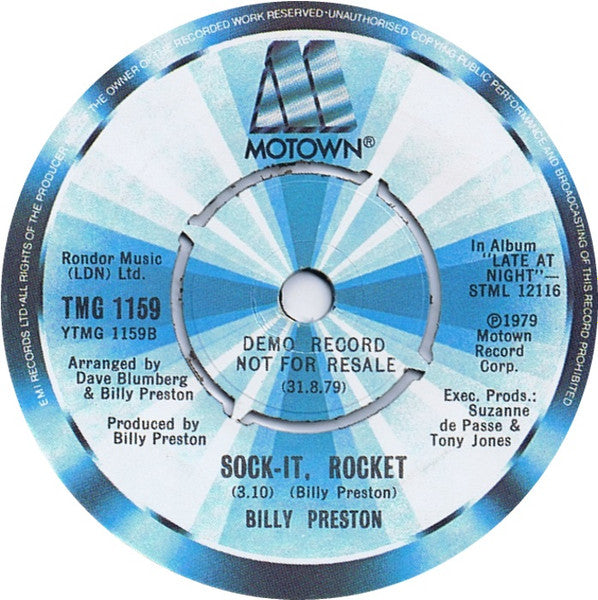 Billy Preston & Syreeta : With You I'm Born Again (7", Single, Promo)