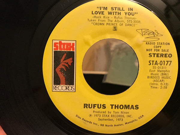 Rufus Thomas : I Know You Don't Want Me No More (7", Single, Mono, Promo, Rad)