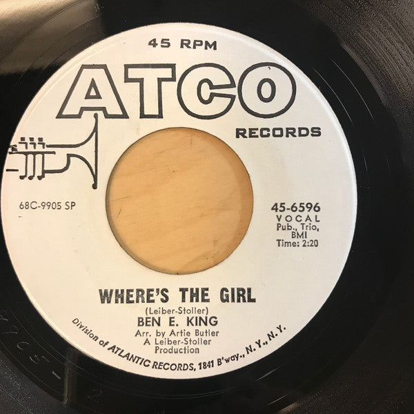 Ben E. King : It's Amazing / Where's The Girl (7", Single, Promo, SP)