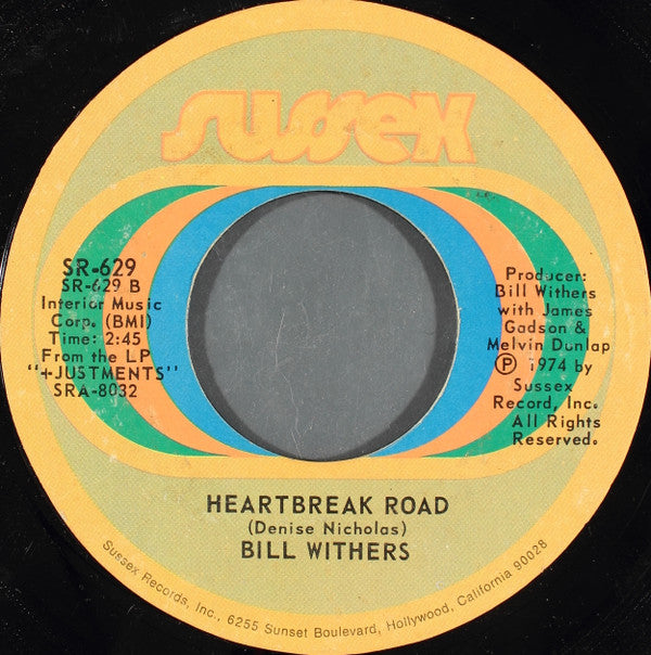 Bill Withers : Ruby Lee (7", Single, Styrene)