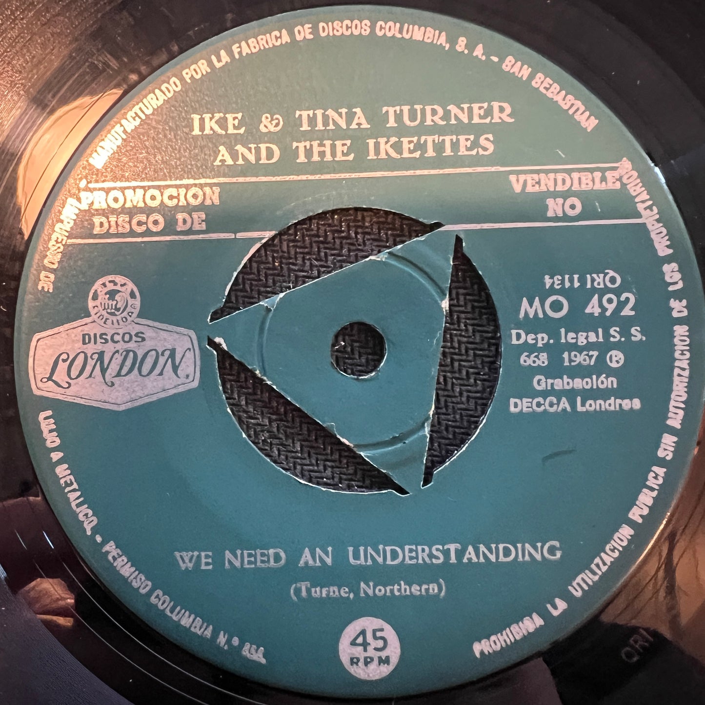 Ike & Tina Turner And The Ikettes - We Need An Understanding / It Sho' Ain't Me (7", Single, Promo) (Very Good Plus (VG+))