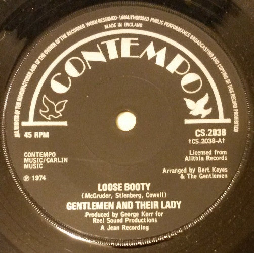 The Gentlemen & Their Ladies : Loose Booty (7", Single, Sol)