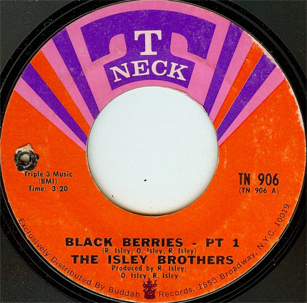 The Isley Brothers : Black Berries (7", Styrene, Pit)