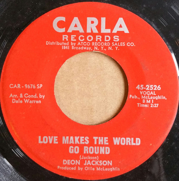 Deon Jackson : Love Makes The World Go Round / You Said You Loved Me (7", Single)