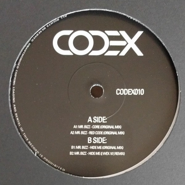 Mr. Bizz : Core EP (12", EP)